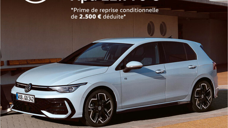 La nouvelle Volkswagen Golf à partir de 22.990€